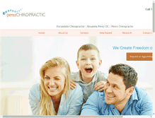 Tablet Screenshot of drperezchiropractic.com